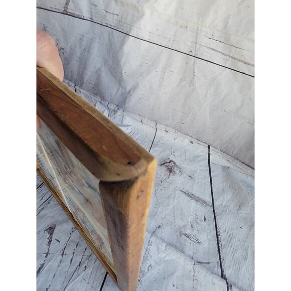 Vintage MCM Mallard Duck Flying on Pond Rustic Cabin Wall Art Tile Trivet 10x10 - Picture 13 of 13